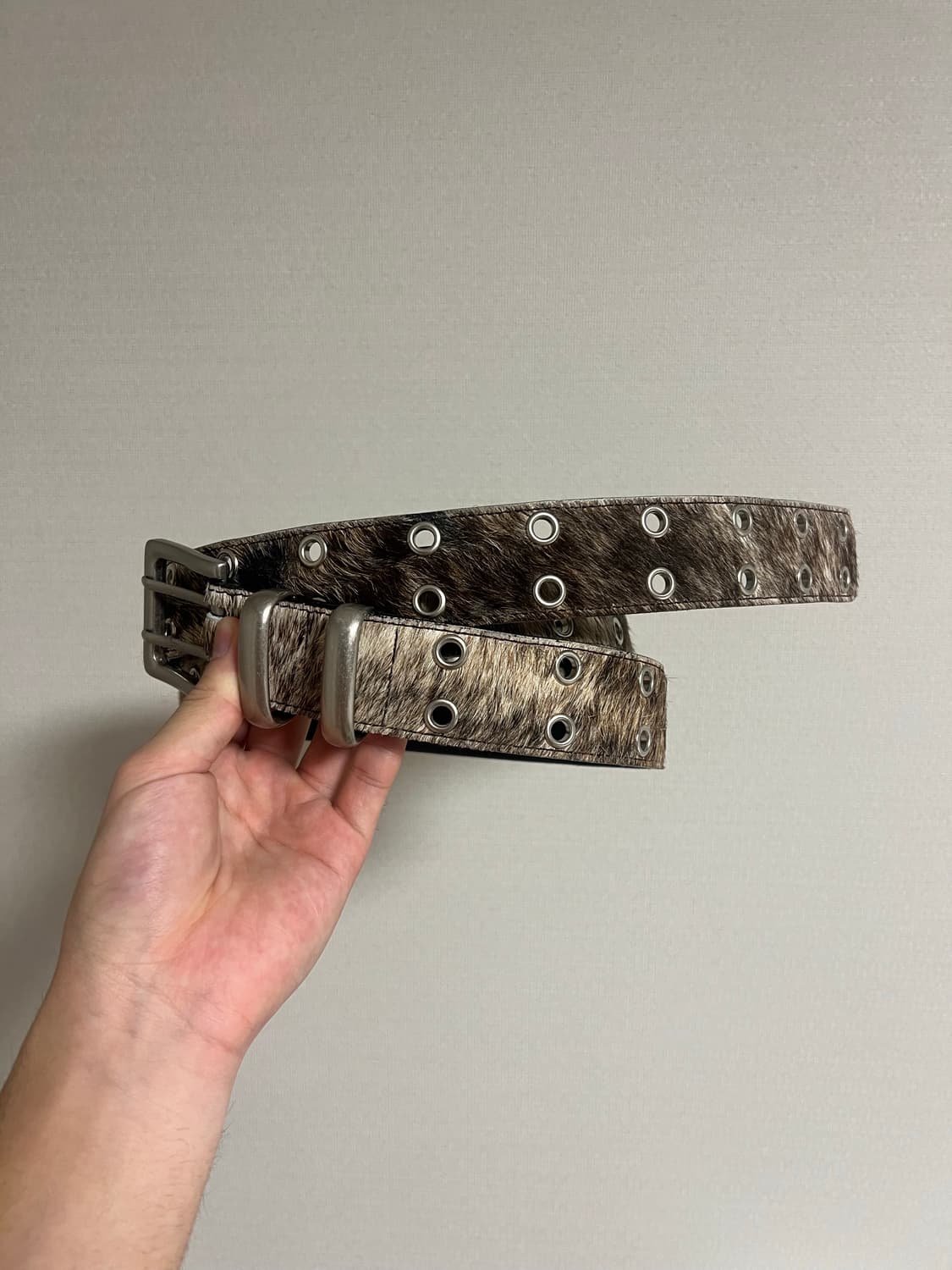 mjd kamien 더블 홀 벨트 오크 브라운 리퍼브 상품이미지1