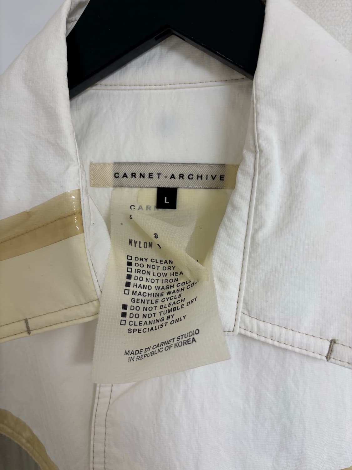 까르넷 아카이브 CRUSTACEAN TRUCKER JACKET / WHI 상품이미지9