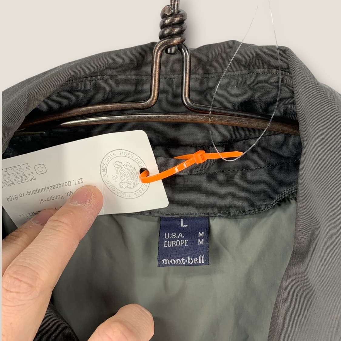 몽벨 구스다운 나일론 코트 상품이미지8