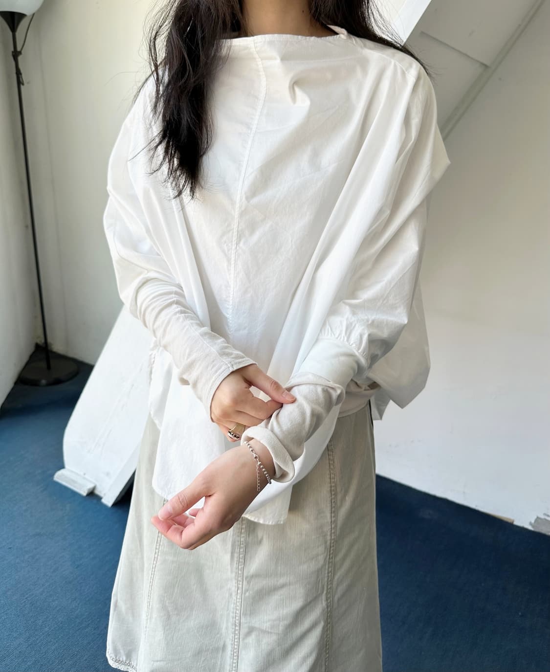 High gauge design wide silhouette shirt 상품이미지6