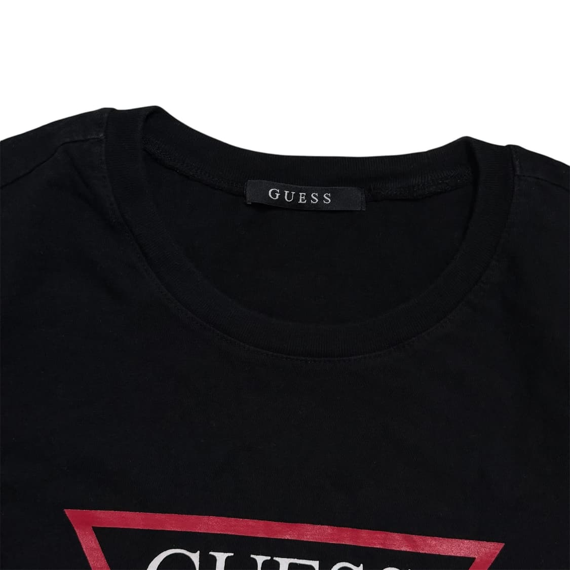 10s GUESS 시그니처 레드 로고 티셔츠 상품이미지3