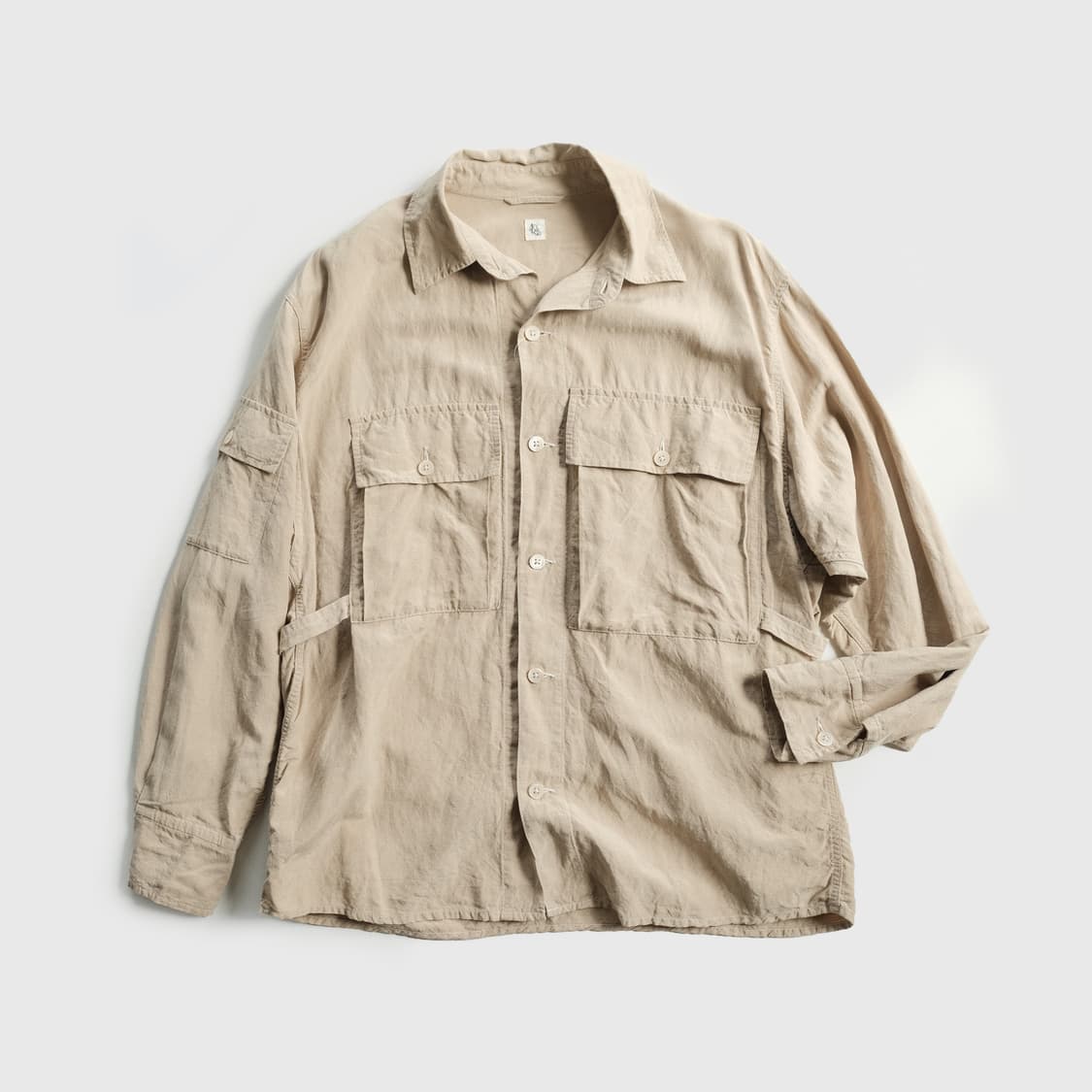 캡틴선샤인 21SS 실크 린넨 필드 셔츠 자켓 38(100-105)사이즈 상품이미지5