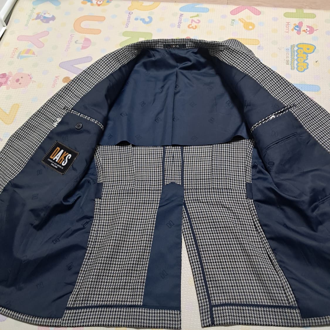 닥스 체크 모 100% 자켓 블레이저 95(봄 가을용) 상품이미지9