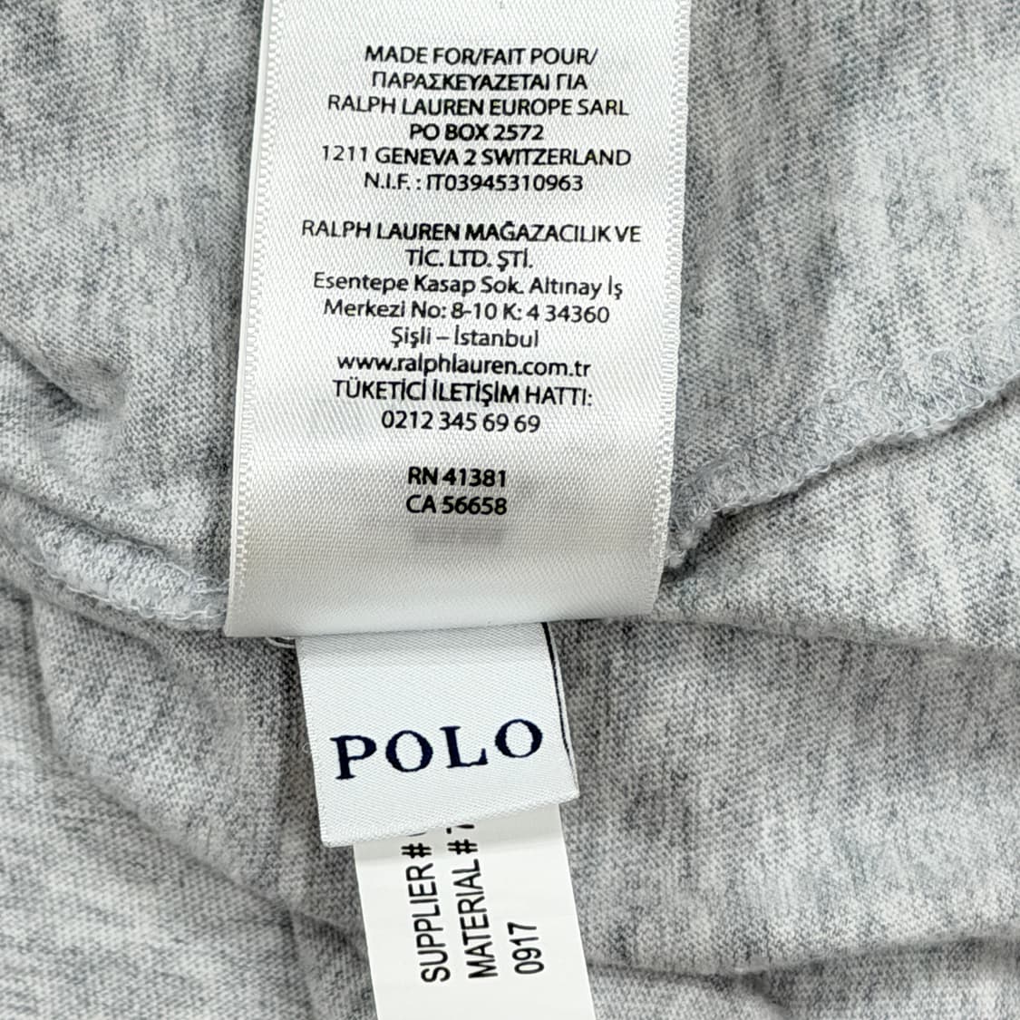 폴로 랄프로렌 면 롱슬리브 긴팔티 그레이 2XL 상품이미지6