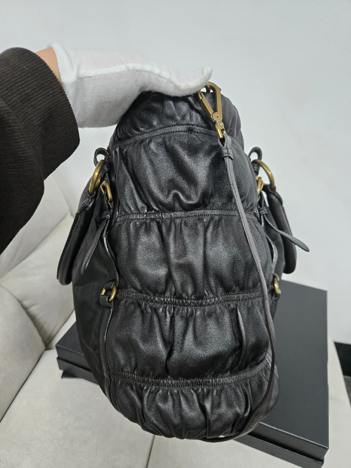 [보증서 정품] 프라다 고프레백 상품이미지6