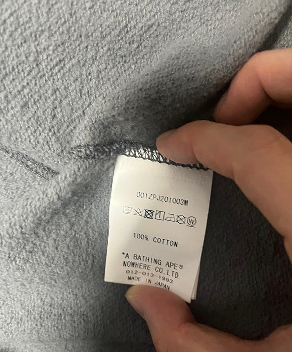 베이프 후드집업 / M 흑계 상품이미지5