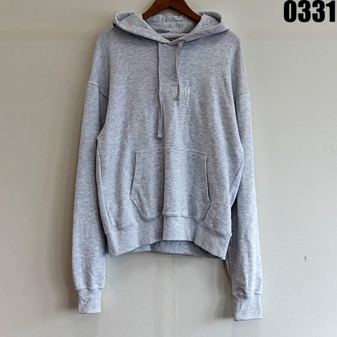 스투시(STUSSY) 베이직 로고 후드티 L 0331 상품이미지1