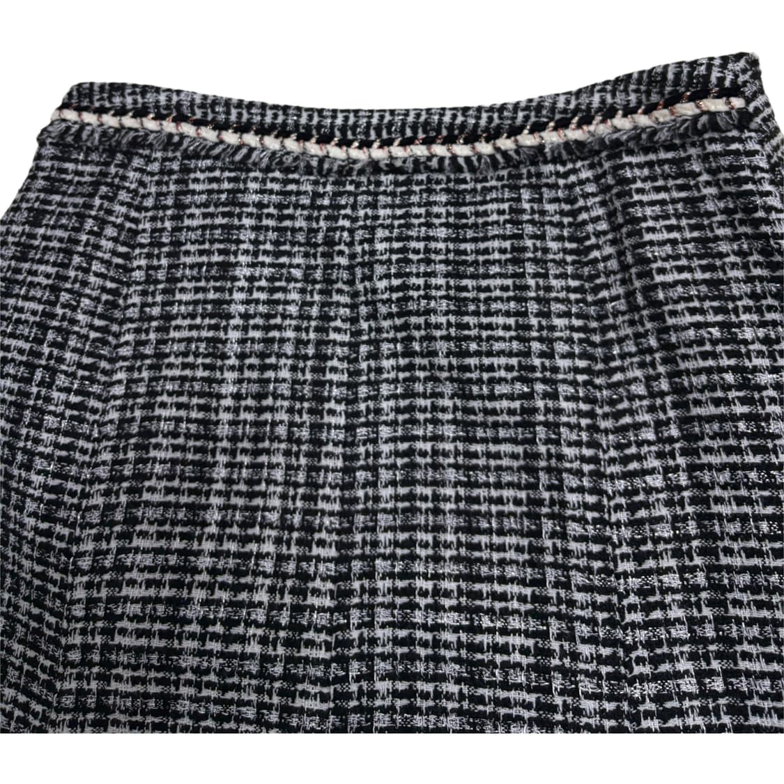 빈티지 벨트 체크 트위드 스커트 상품이미지2