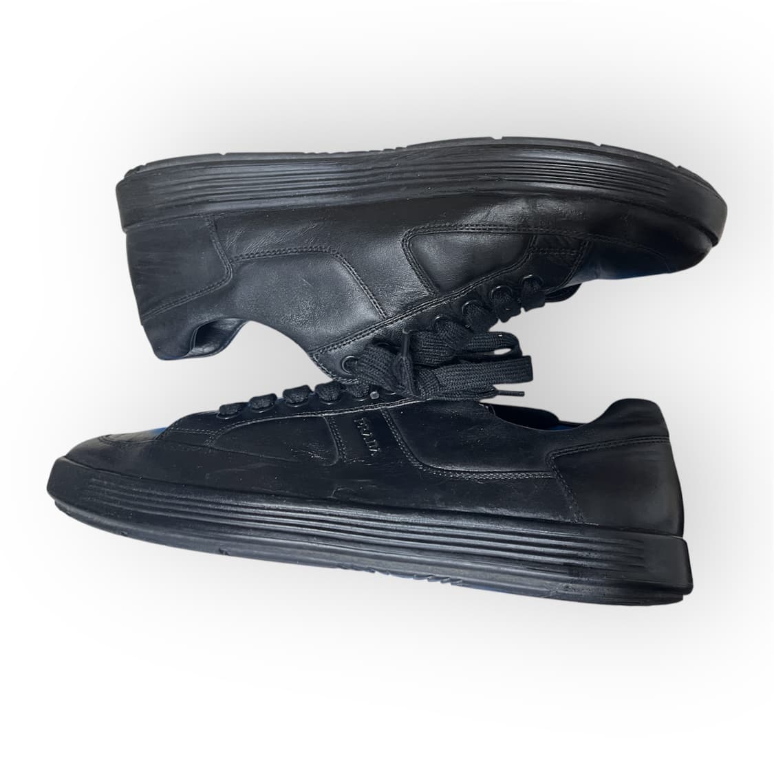 [280] 프라다 스포츠 레더 블랙 로고 스니커즈 상품이미지4