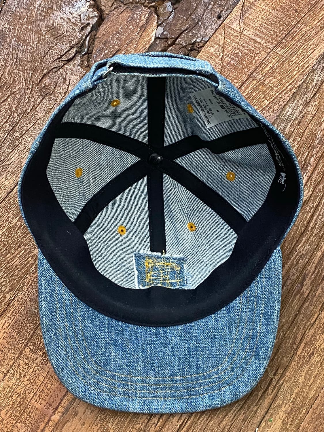 사스콰치패브릭스 6패널 데님캡 상품이미지4