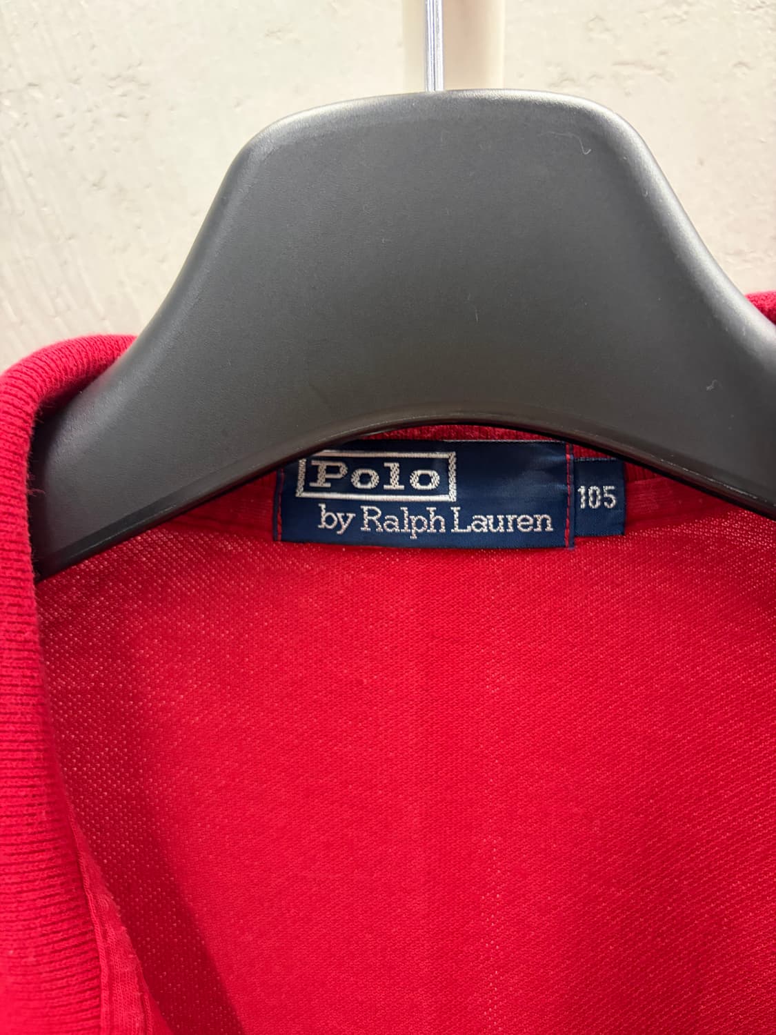 폴로 랄프로렌 레드 카라티 105사이즈 상품이미지3