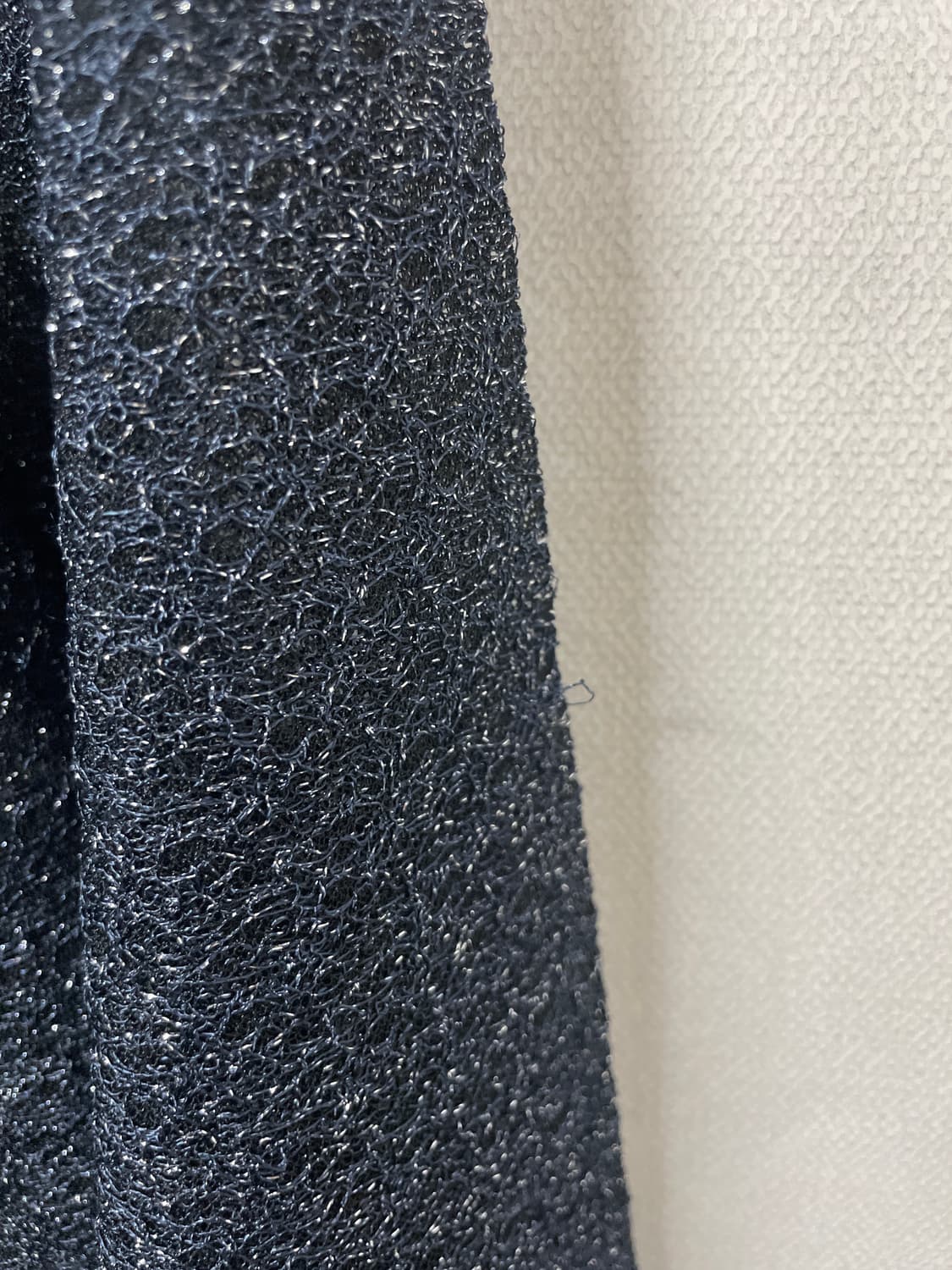 COS 코스 시스루 글리터 터틀넥 네이비 S 상품이미지6