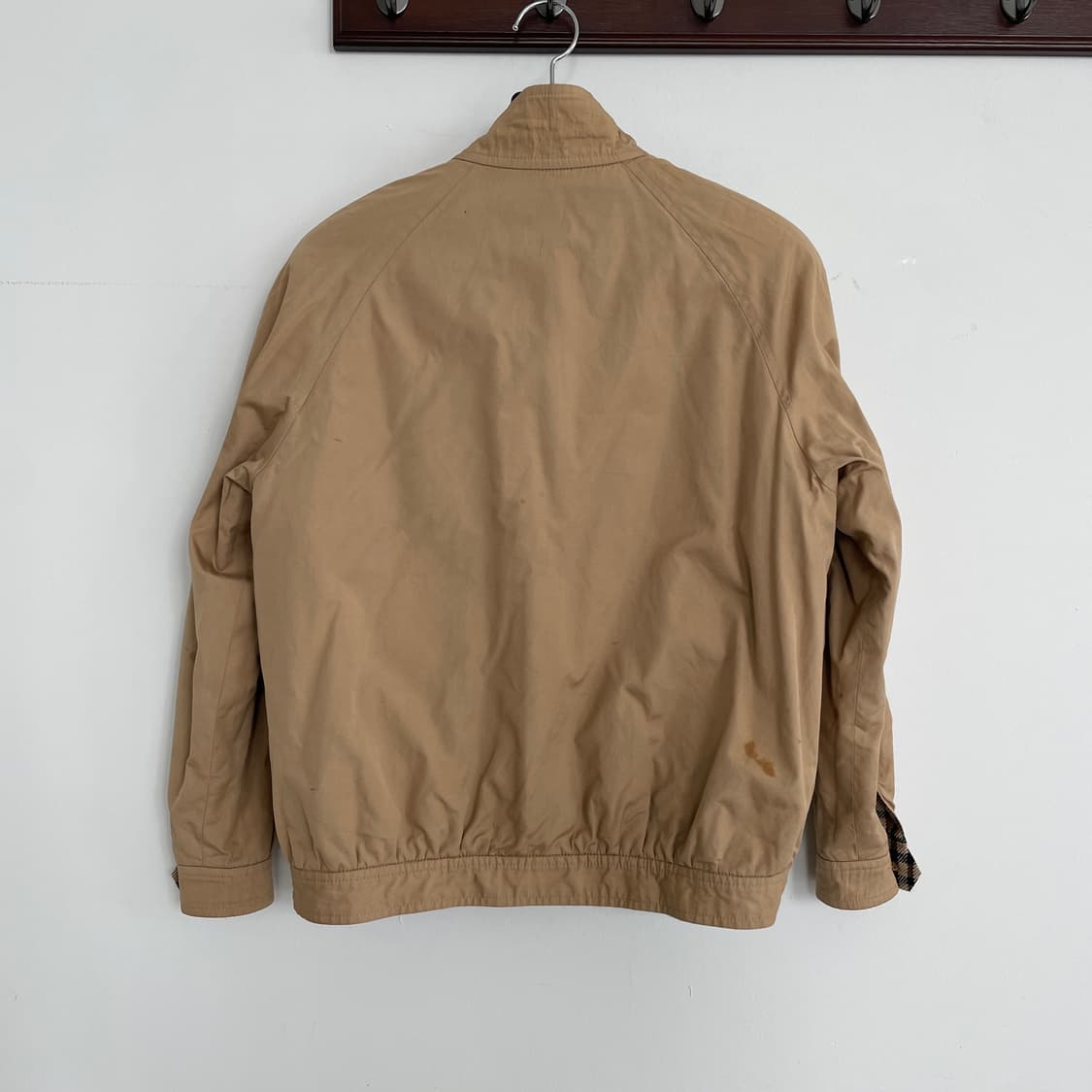 닥스 체크 & 베이지 양면 리버시블 블루종 상품이미지4