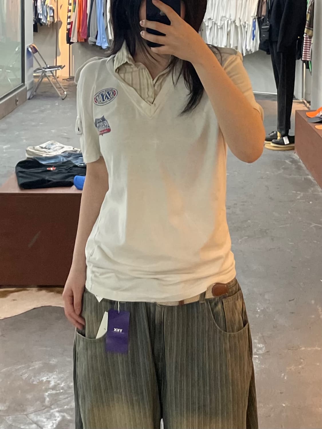프랭키 모렐로 빈티지 셔츠 반팔 H2806 상품이미지1