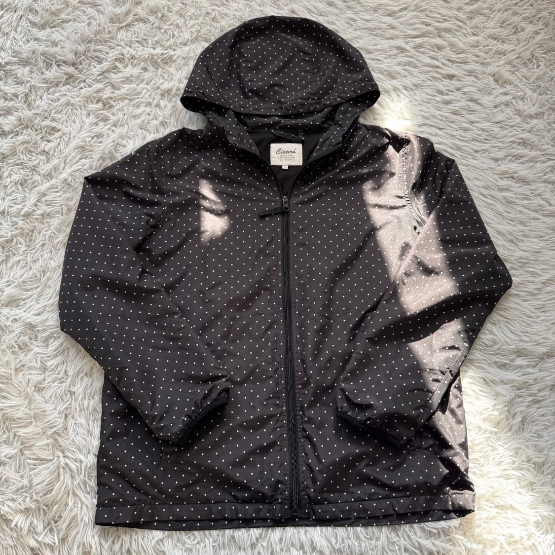 CINEMA 일본빈티지 땡땡이 바람막이 빈티지바람막이 나일론 L 44 상품이미지2