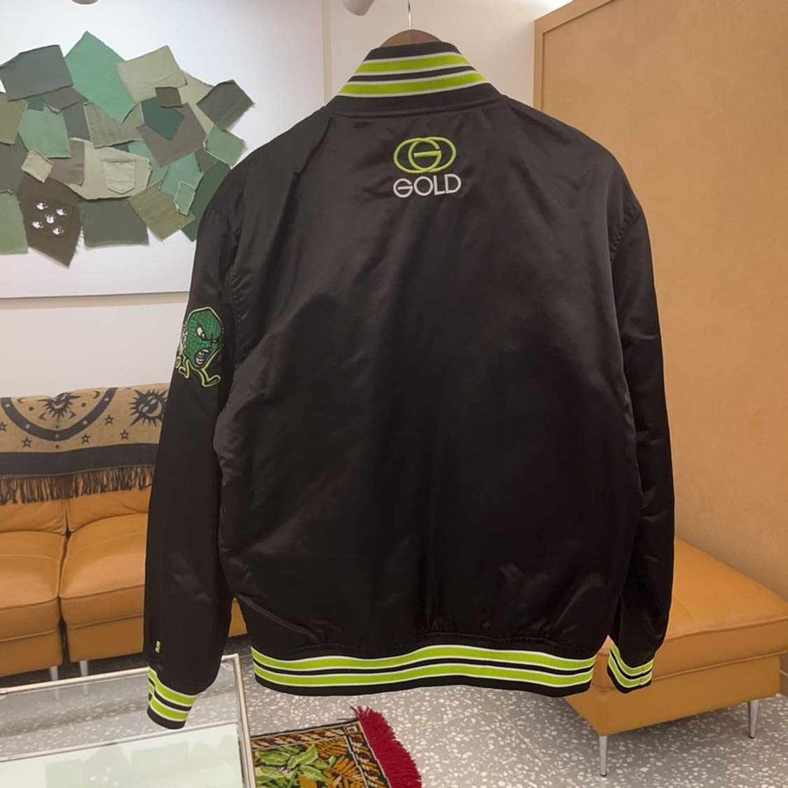 스타터 GOONS 오버핏 누빔 스타디움 바시티자켓 100 C06310 상품이미지2