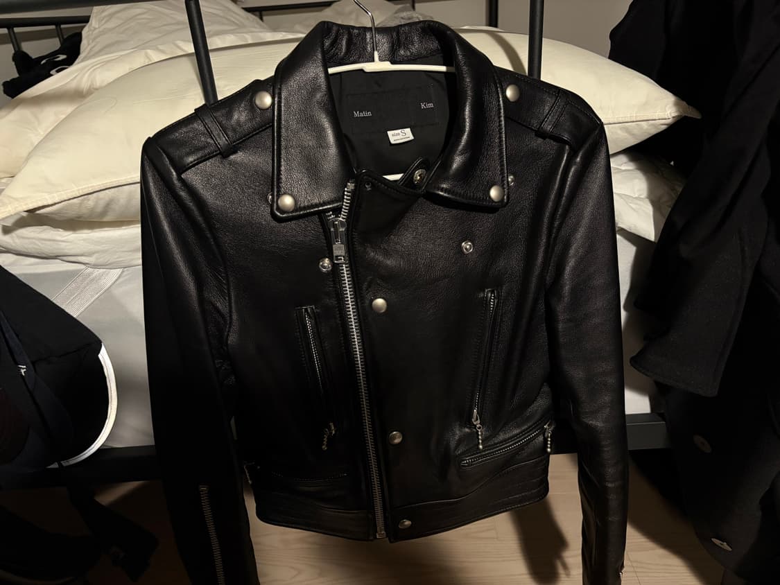 마뗑킴 양가죽 레더자켓 상품이미지2