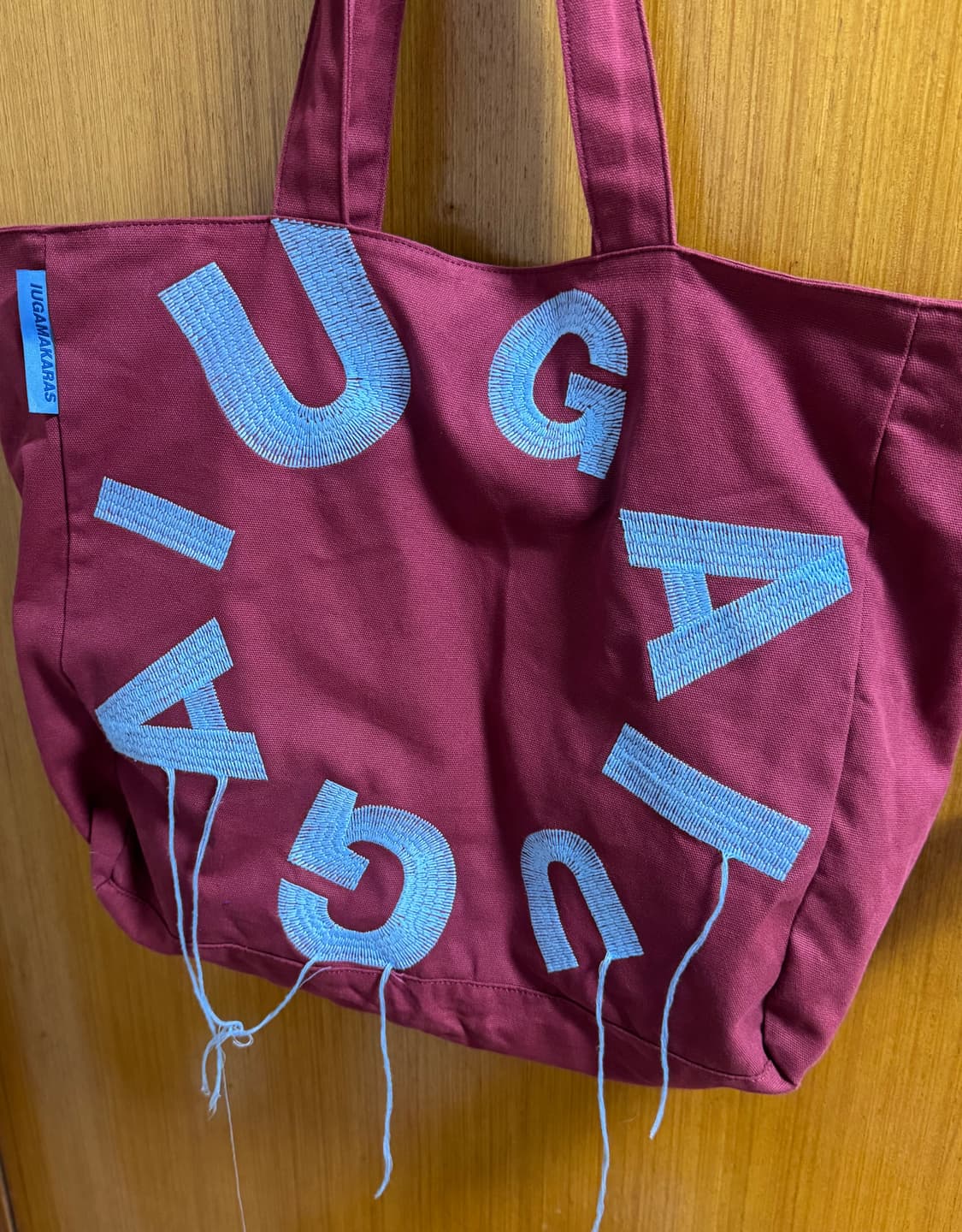 이우가마카라스 보부상백 버건디  상품이미지2