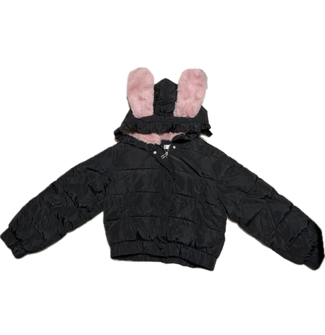 빈티지 토끼귀 퍼 레이스 패딩 상품이미지1