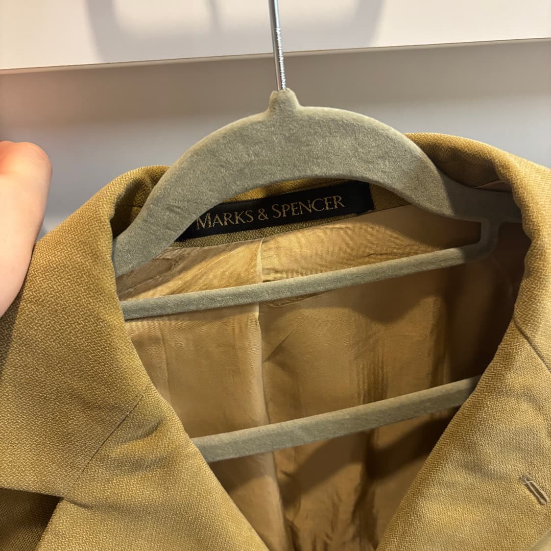 Marks & Spencer 영국제 겨자 머스타드 남녀공용 자켓 상품이미지5