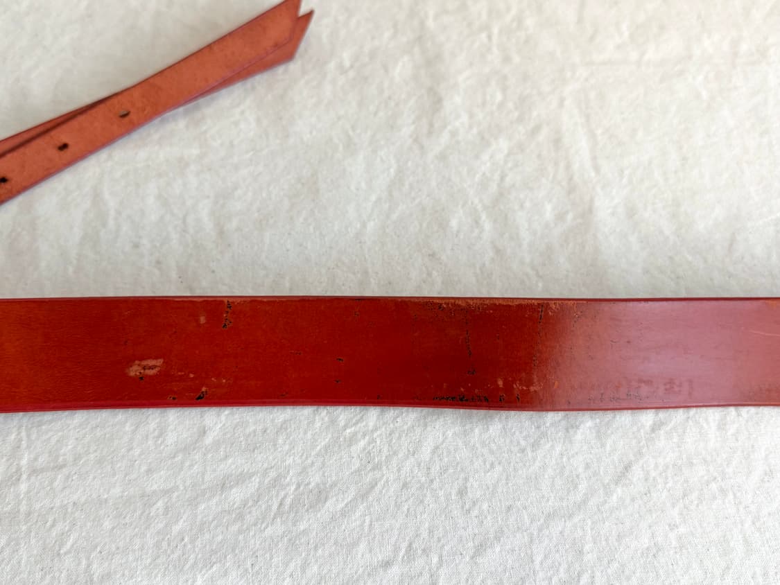 TRANS CONTINENTS 리얼 레더 벨트 상품이미지4