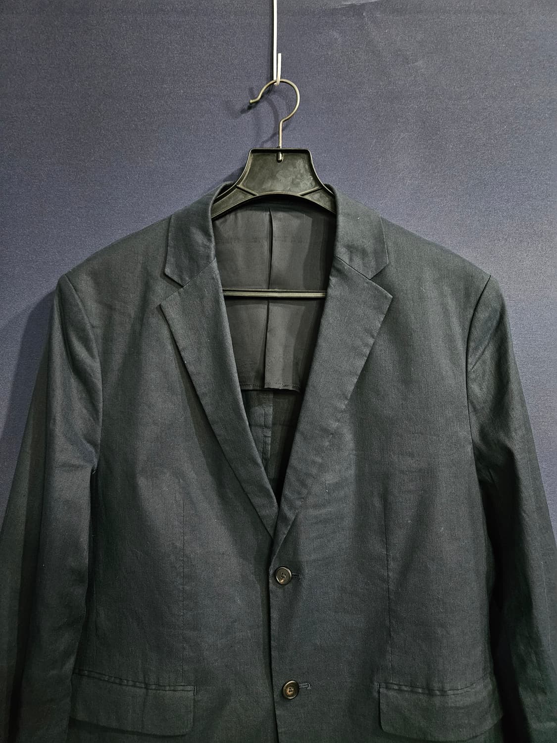 띠어리 네이비 남성 46 린넨 정장자켓  상품이미지7