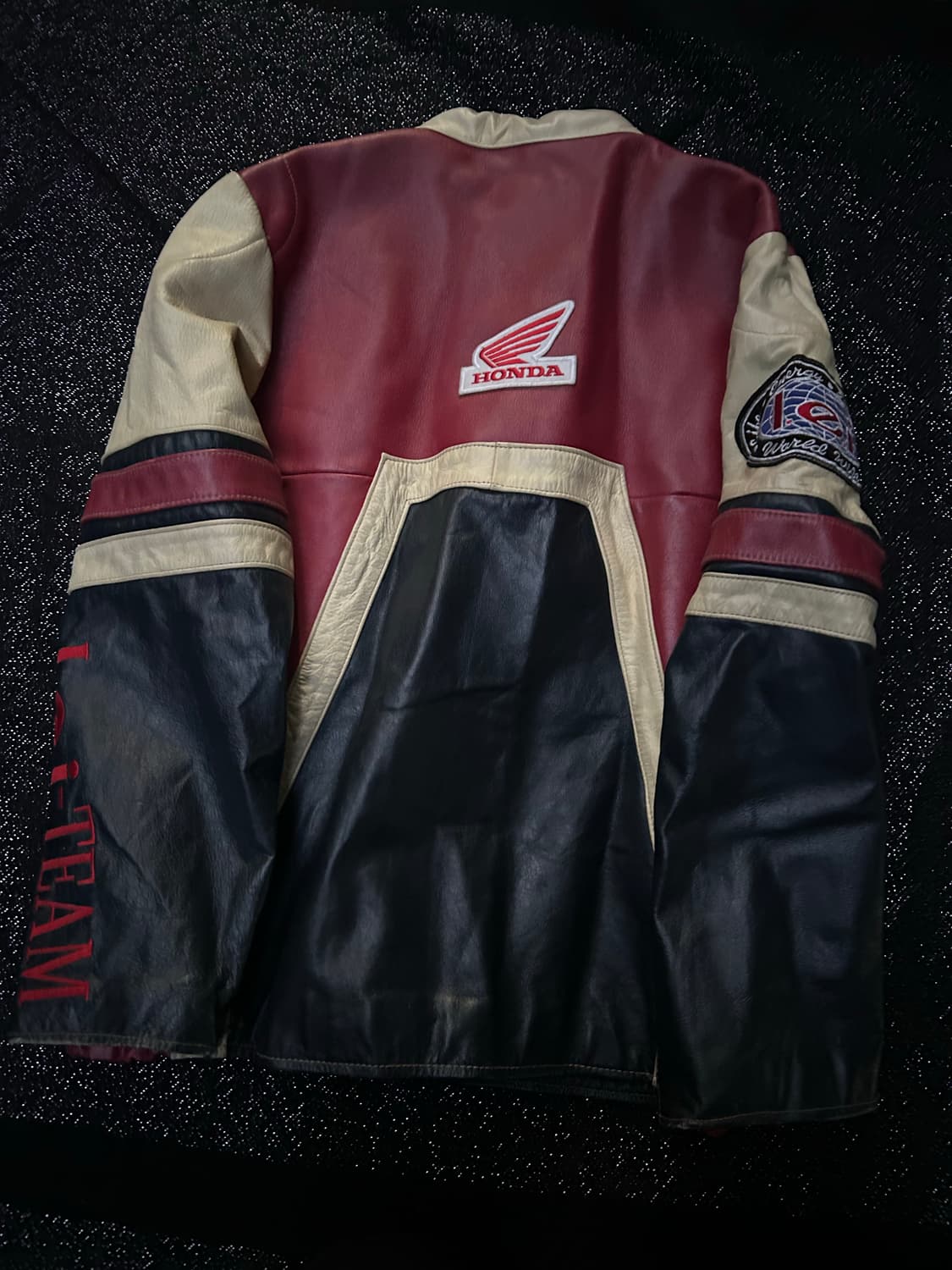 *rare* 1990s HONDA 레이싱 헤비 가죽자켓 상품이미지4