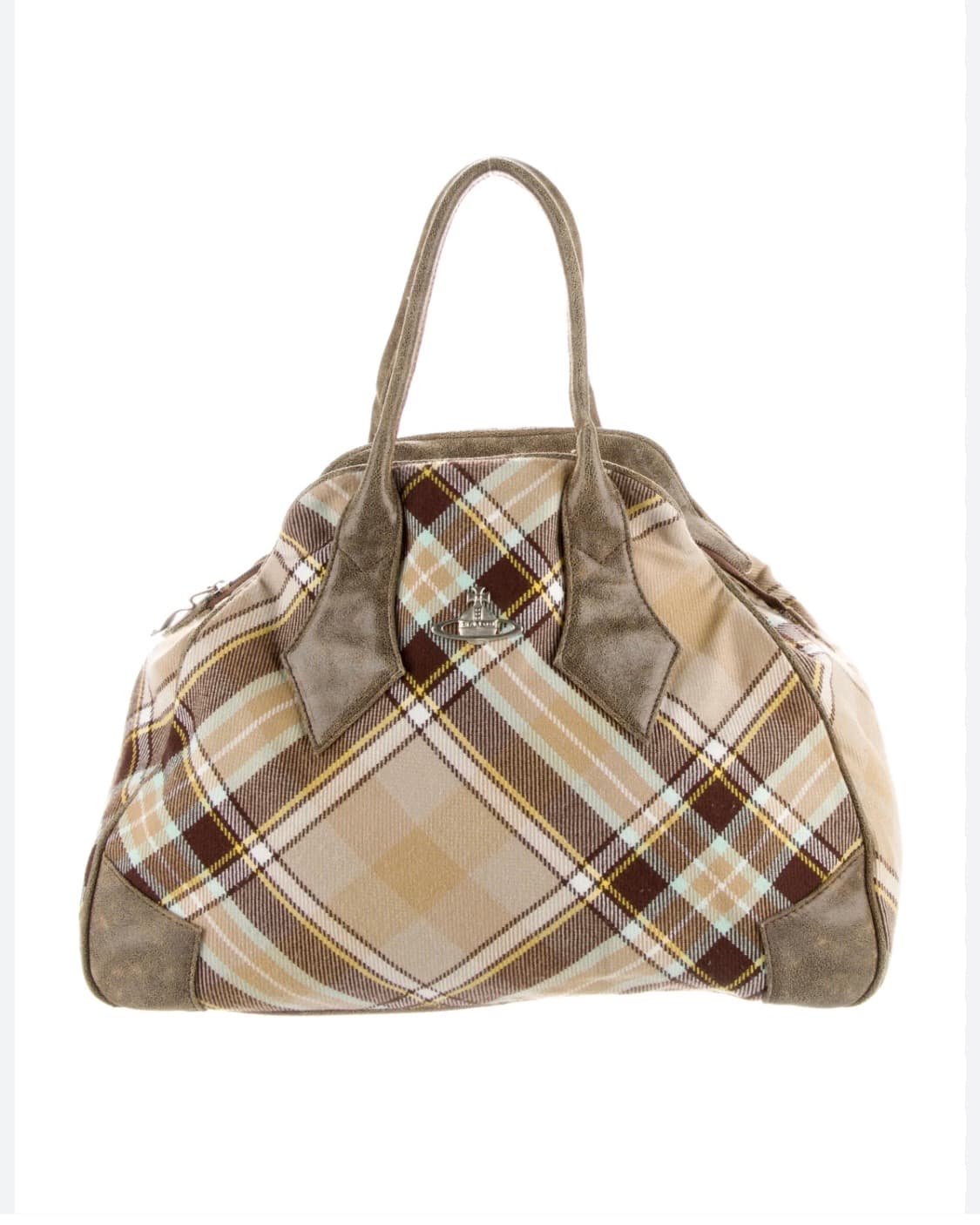 vivienne westwood 비비안웨스트우드 타탄체크백 오네갸루 히메 상품이미지3