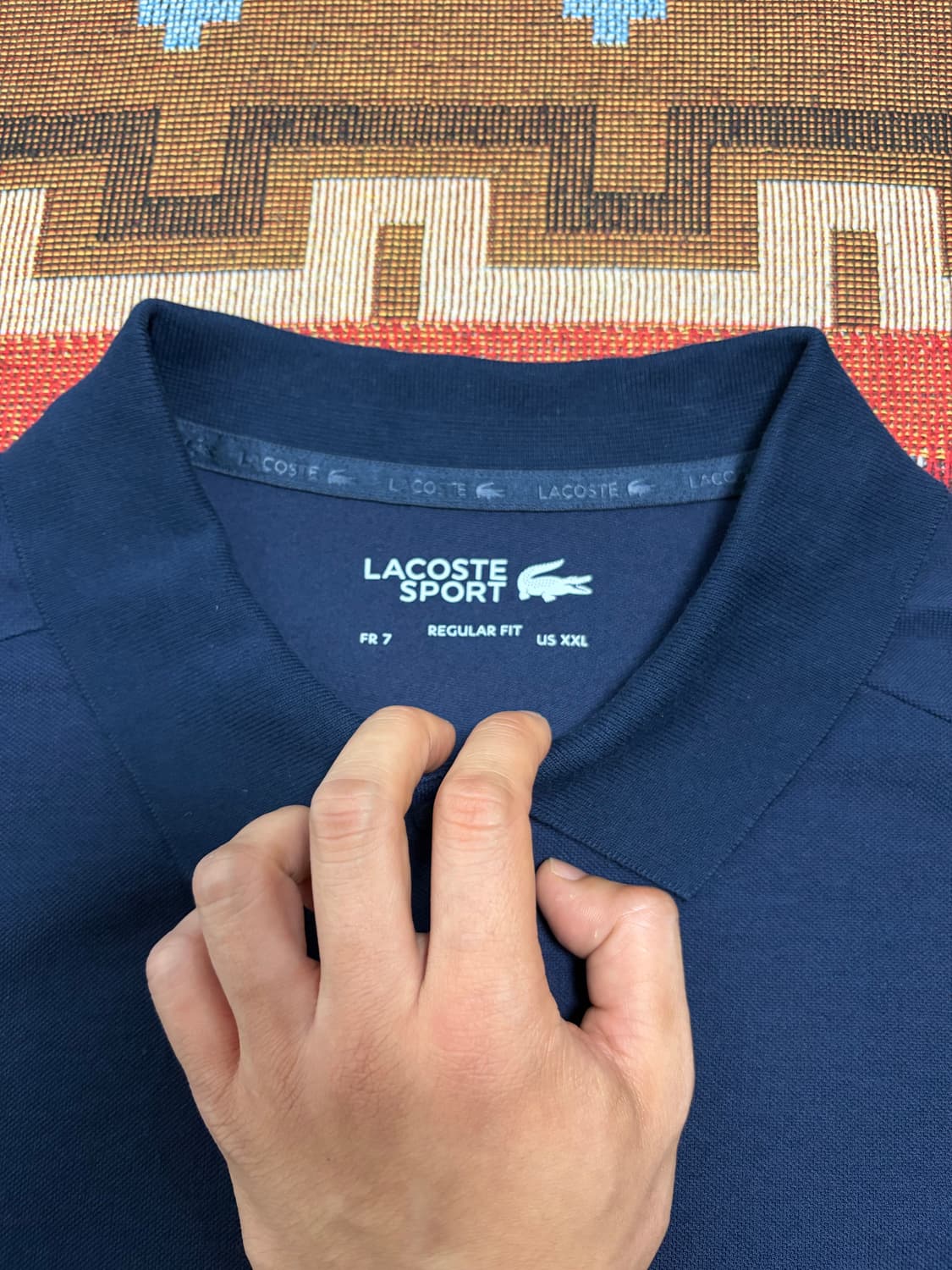 2XL) 라코스테 스포츠 골프 카라티 냉감 여름용 카라티 상품이미지4