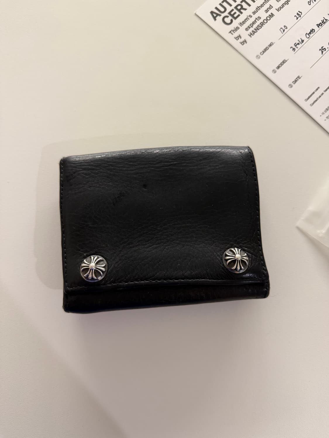 크롬하츠 3폴드 크로스패치 지갑 팝니다 상품이미지1