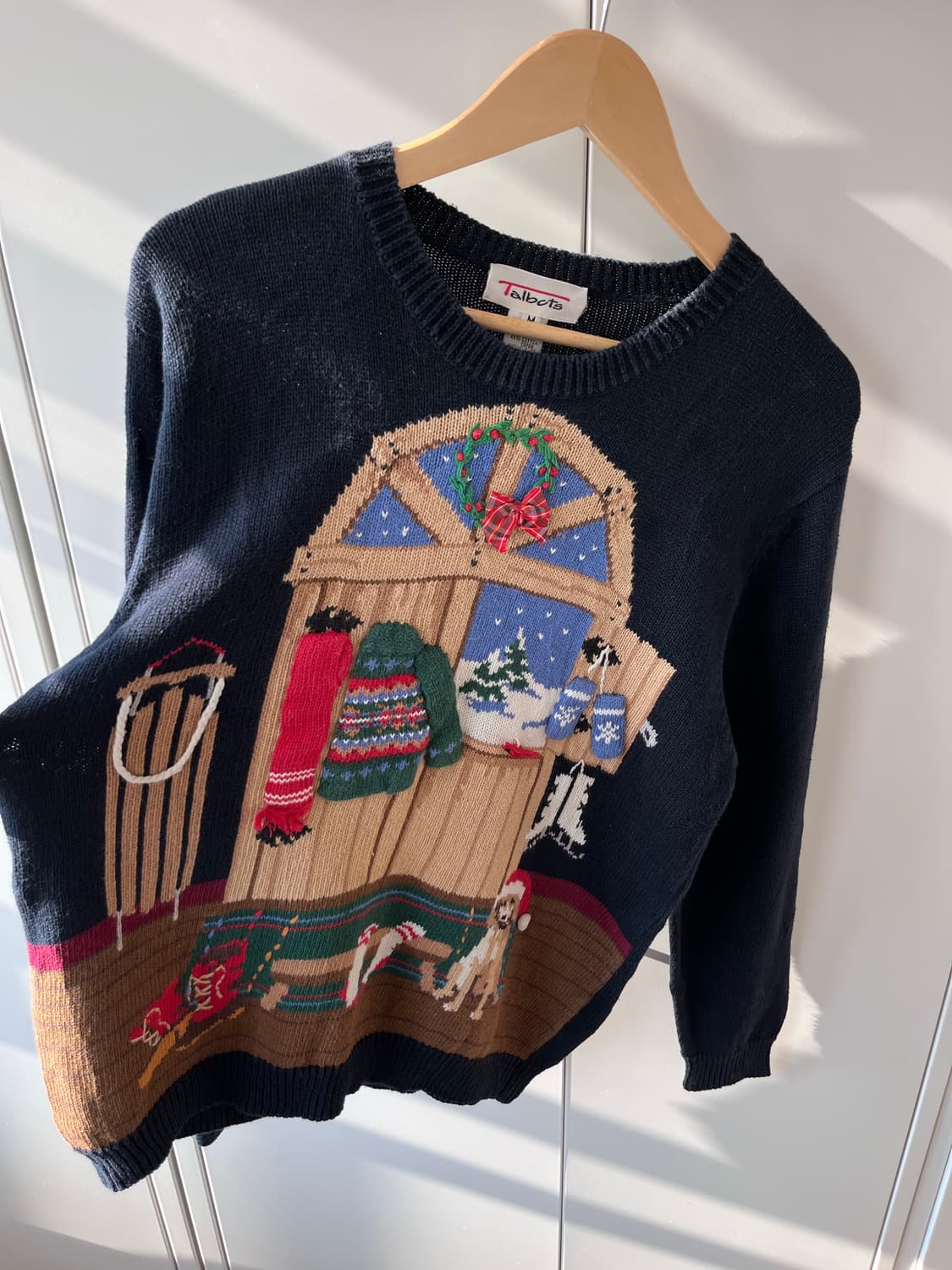 Talbots 크리스마스 풍경 니트 스웨터 상품이미지8