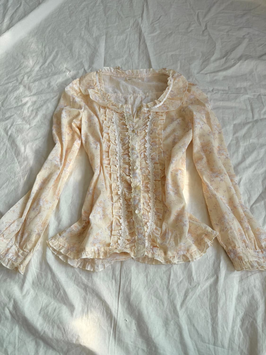 모리 러블리 앤틱 엑시즈팜 블라우스 상품이미지1