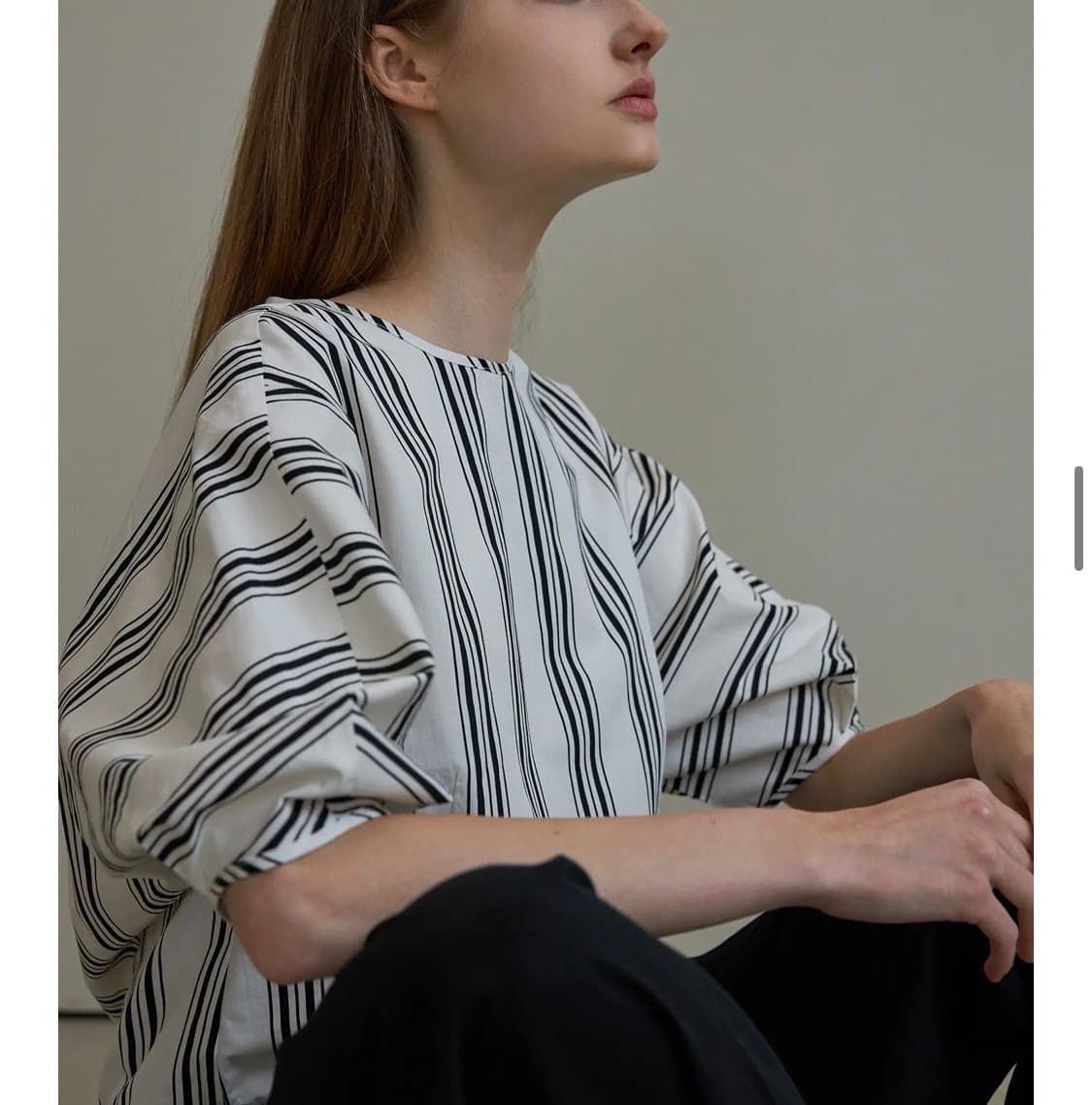 앤니즈 스트라이프 블라우스 상품이미지1