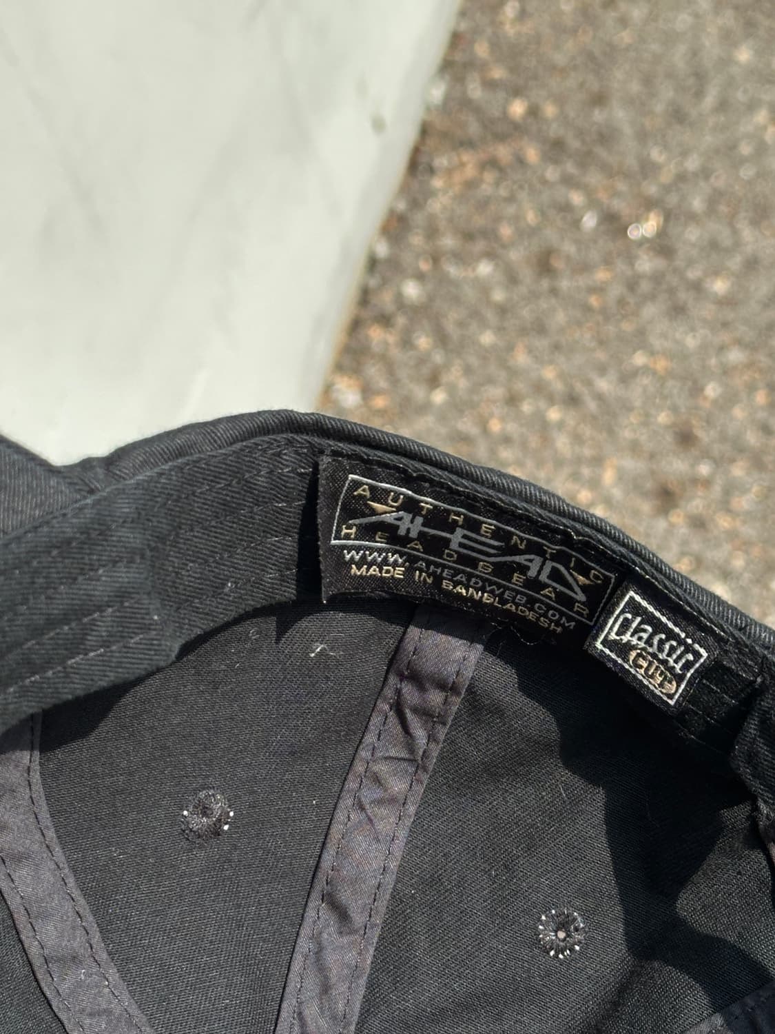 [F] CONAGRA 로고 빈티지 블랙 볼캡 모자 상품이미지6