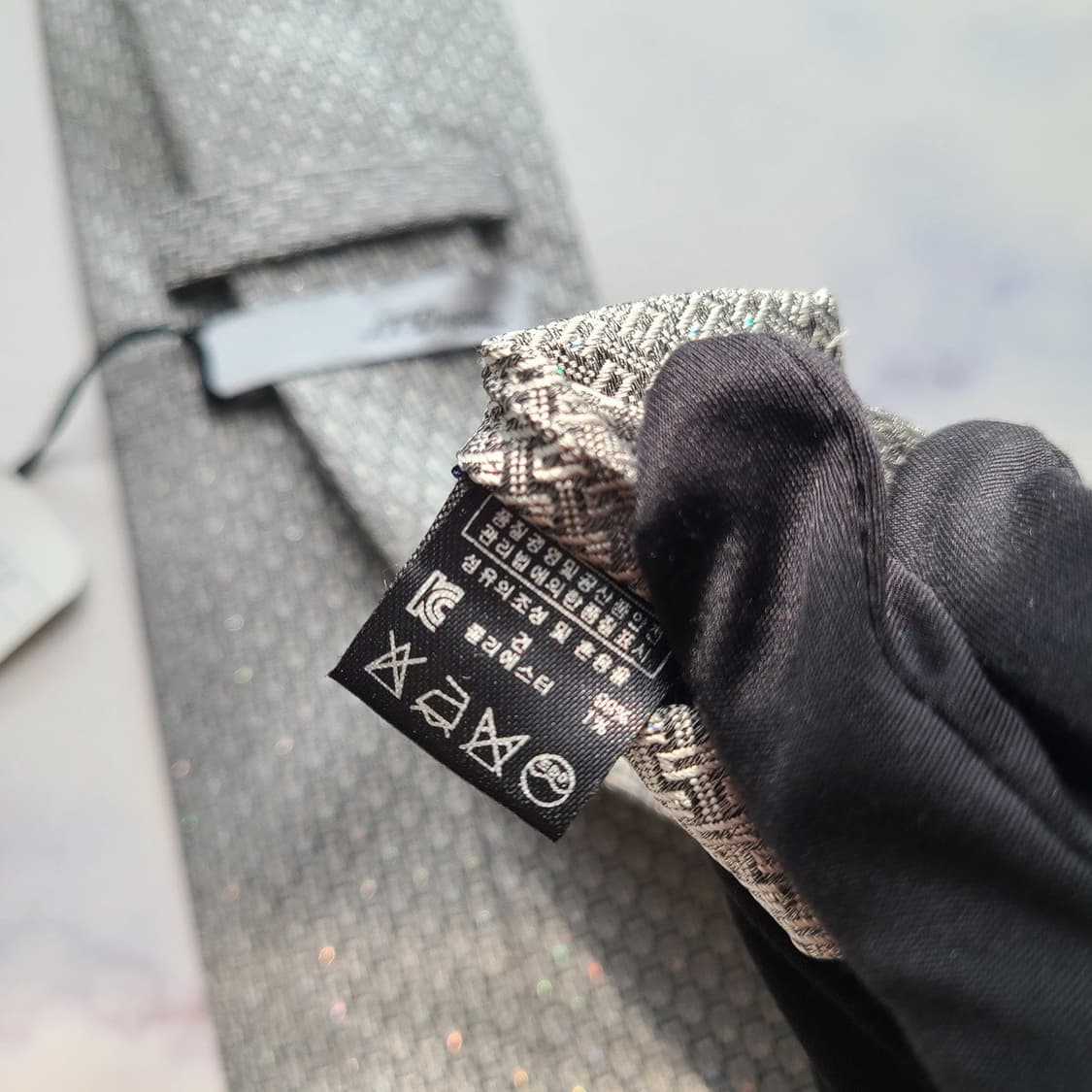 에스.티. 듀퐁 실크 패턴 넥타이 7.9cm 새제품 E707
 상품이미지9