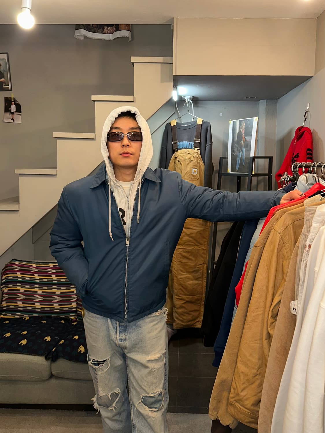 80‘s American shearing material jacket 상품이미지1