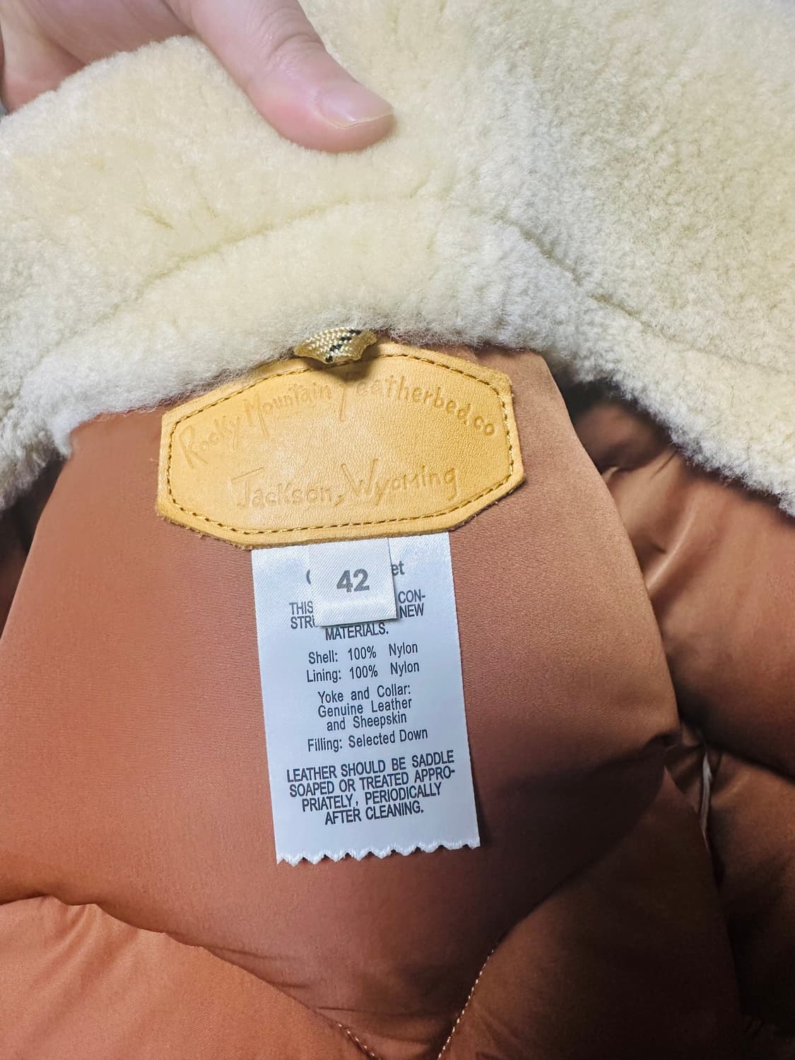 록키마운틴 페더베드 크리스티 42사이즈 머스타드 색상 상품이미지5