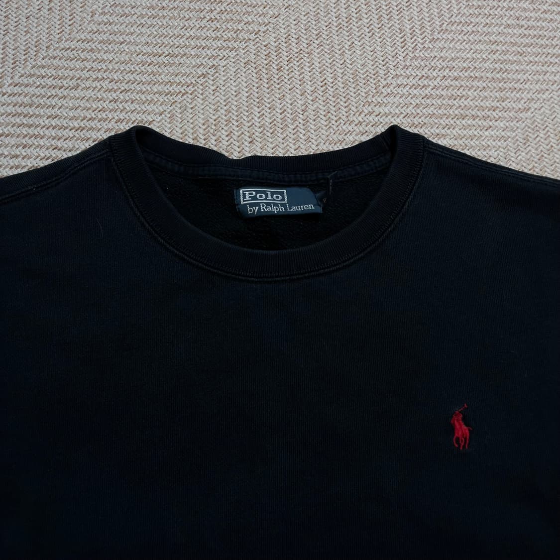 [정품] 폴로 네이비 / 레드포니 기모 맨투맨 [ L ] 상품이미지3