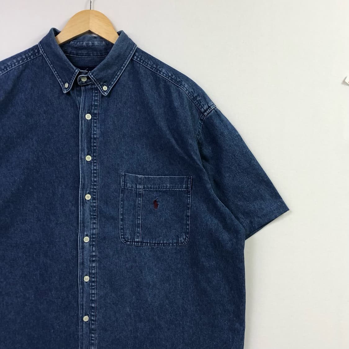 Xxl 폴로 데님 셔츠 상품이미지1