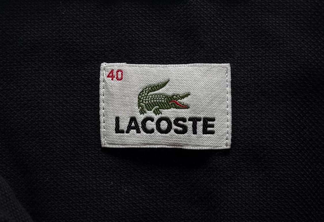Lacoste 라코스테 솔리드 블랙 셔츠 상품이미지4