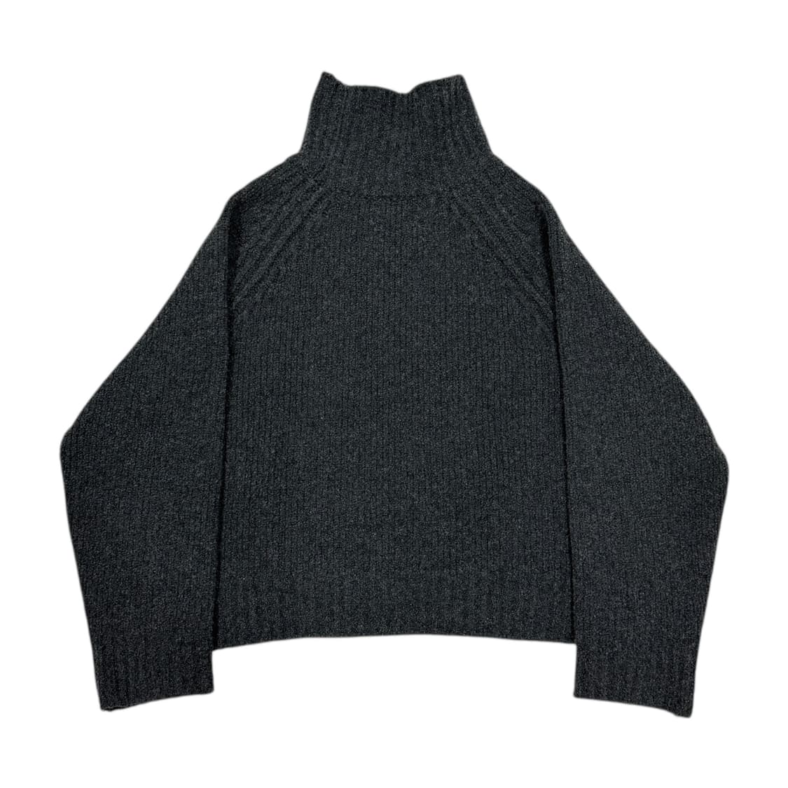 시엔느 부클 하이넥 울 니트 그레이 상품이미지2