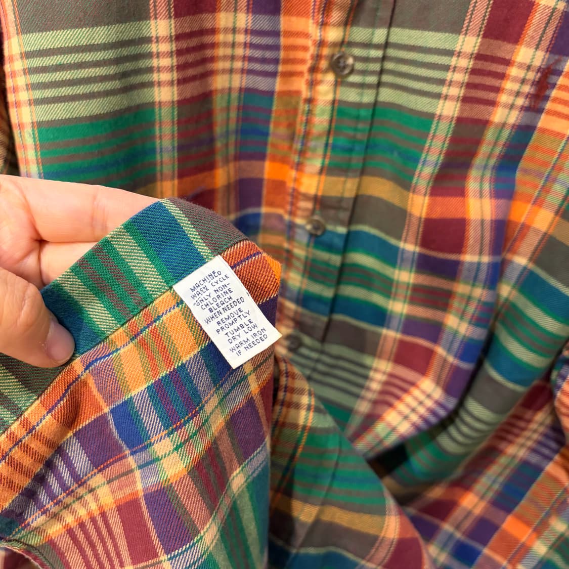 폴로 랄프로렌 타탄 체크 셔츠 남방 상품이미지3