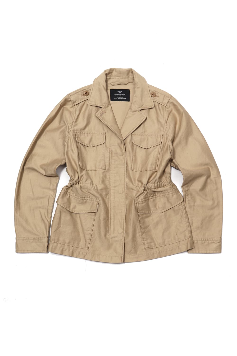 유나이티드 애로우 그린 라벨 릴렉싱  M43 베이지 필드 자켓  상품이미지2