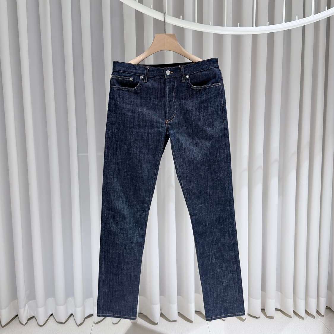 (S+/50/48) / 르메르 신형 롱슬리브 버튼 데님 자켓 셋업 상품이미지6