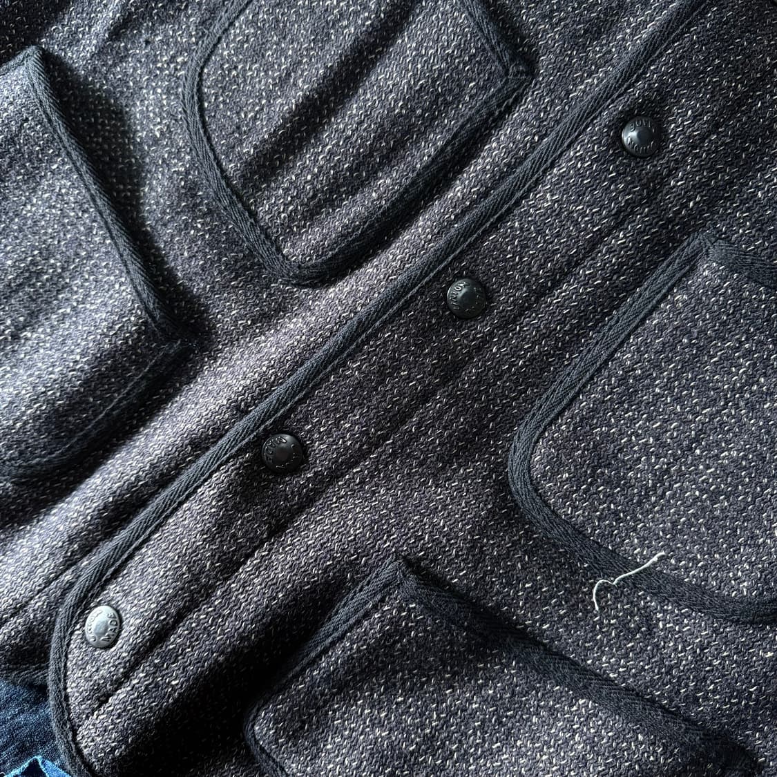 브론슨 1930s 솔트앤페퍼 비치클로스 울 베스트 40 상품이미지3