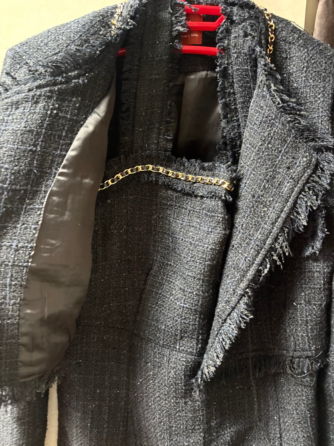 신스덴 로이스 트위드 원피스 자켓 세트 하객룩 파티룩 상품이미지6