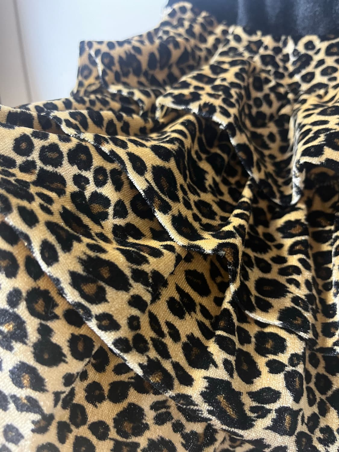 빈티지 호피레오파트 캉캉미니스커트 프릴 갸루 오네갸루 상품이미지2