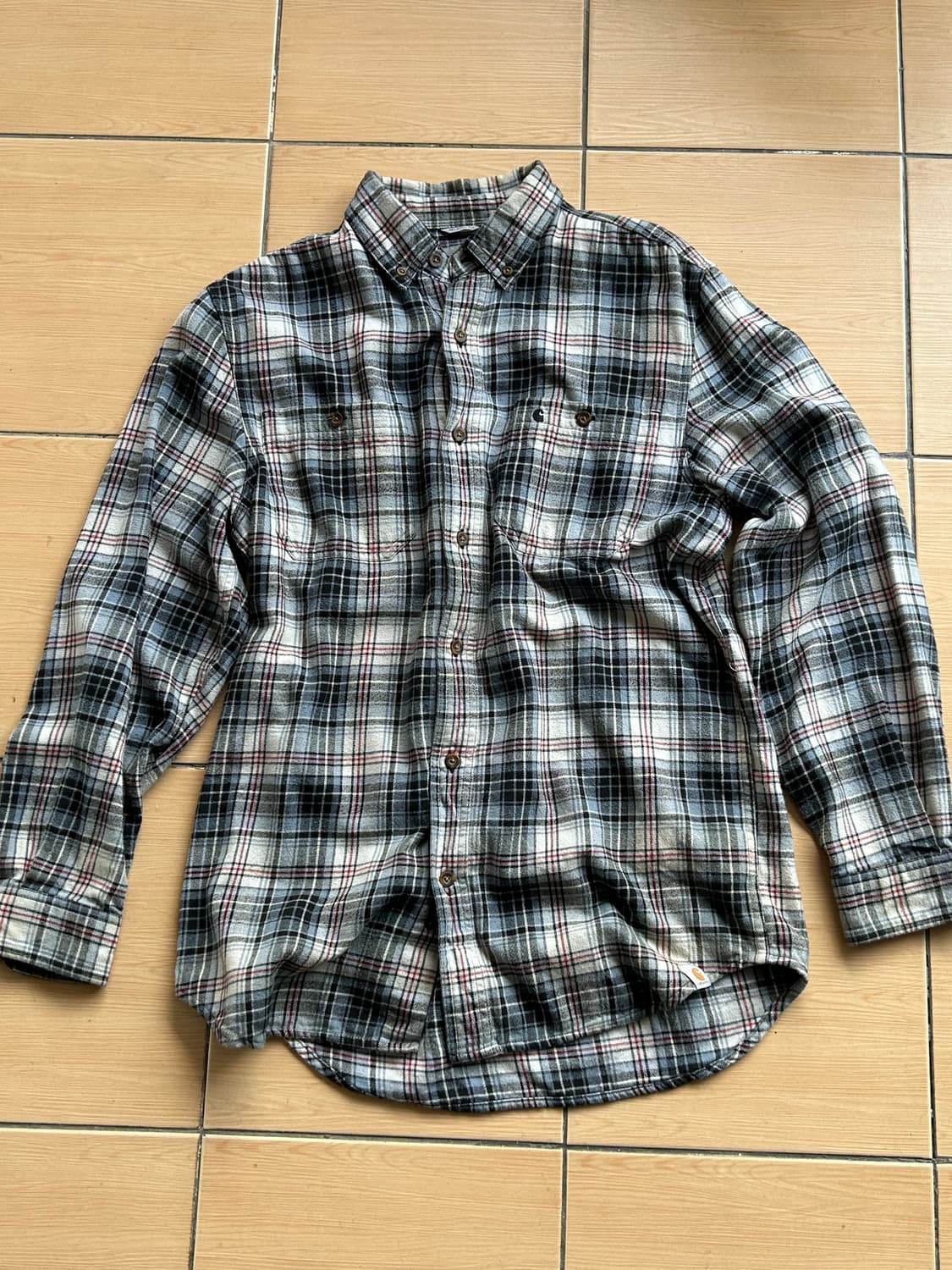 칼하트 플란넬 체크셔츠 상품이미지1