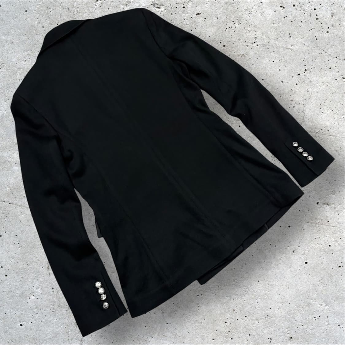 [0] 폴로 랄프로렌 블랙 레이온 더블 은장 버튼 블레이저 C834 상품이미지2