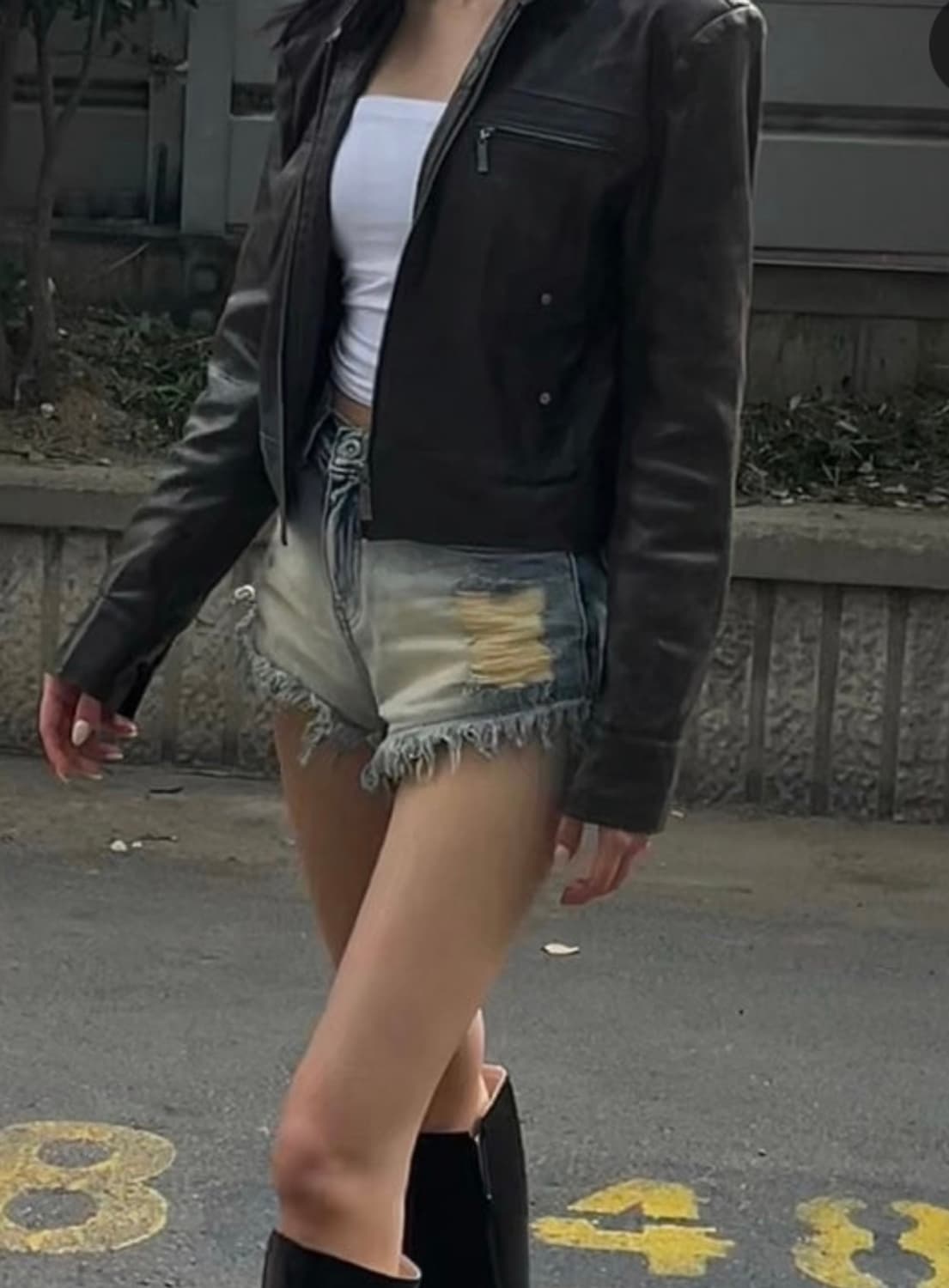 보헤미안서울 보헴서 데미지 워싱 쇼츠 상품이미지1